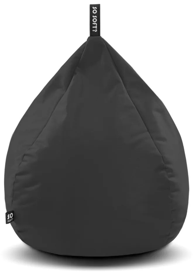 Pomarańczowy worek do siedzenia Drop L – So Soft?