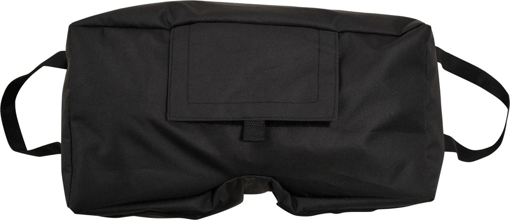 Outsunny Stojak Na Parasol 3-częściowy Czarny Z Worek Do Piasku Wytrzymały i Praktyczny Do Ogrodu | Aosom PL