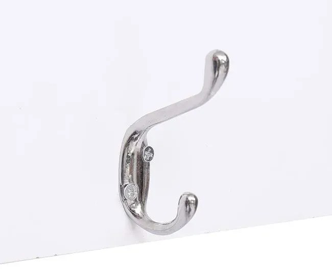 Biały wieszak ścienny na ubrania G1-K12