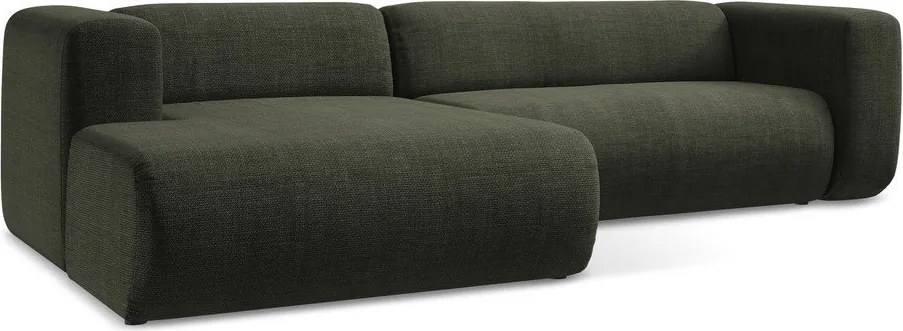 Zielony narożnik (lewostronny/z szezlongiem) Ekahi – Makamii