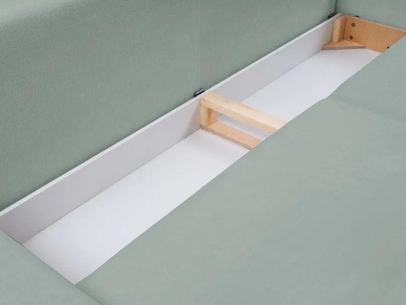 Sofa BOHO z funkcja spania i pojemnikiem MIĘTOWY PERFECT HARMONY 72