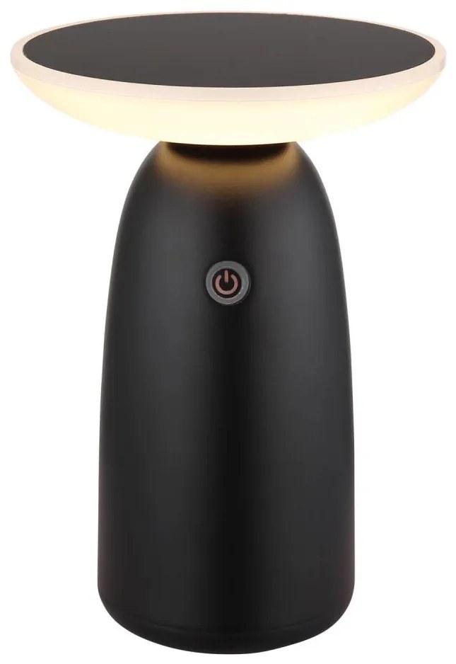 Globo 36625S - LED dotykowa lampa solarna 10W 3,7V IP54 czarna, ściemnialna