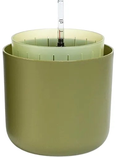 Plastia Doniczka samonawadniająca Tolita Air zielony, śr. 16 cm, śred. 16 cm