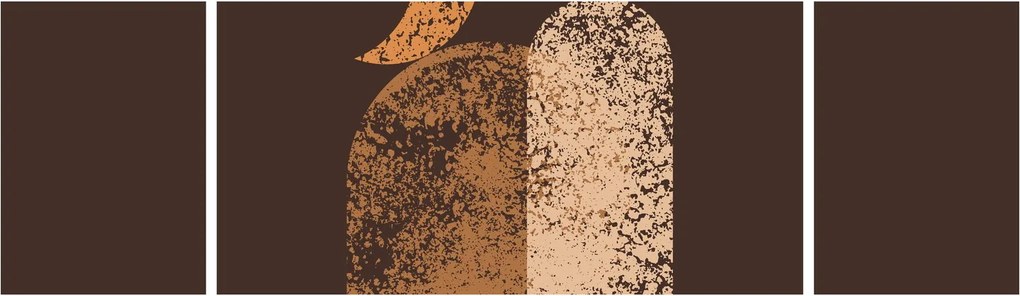 Obraz - Pomarańczowe łuki N⁰2 (170x50 cm)