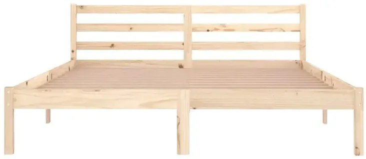 Podwójne łóżko sosnowe z zagłówkiem 160x200 cm Z3-D98