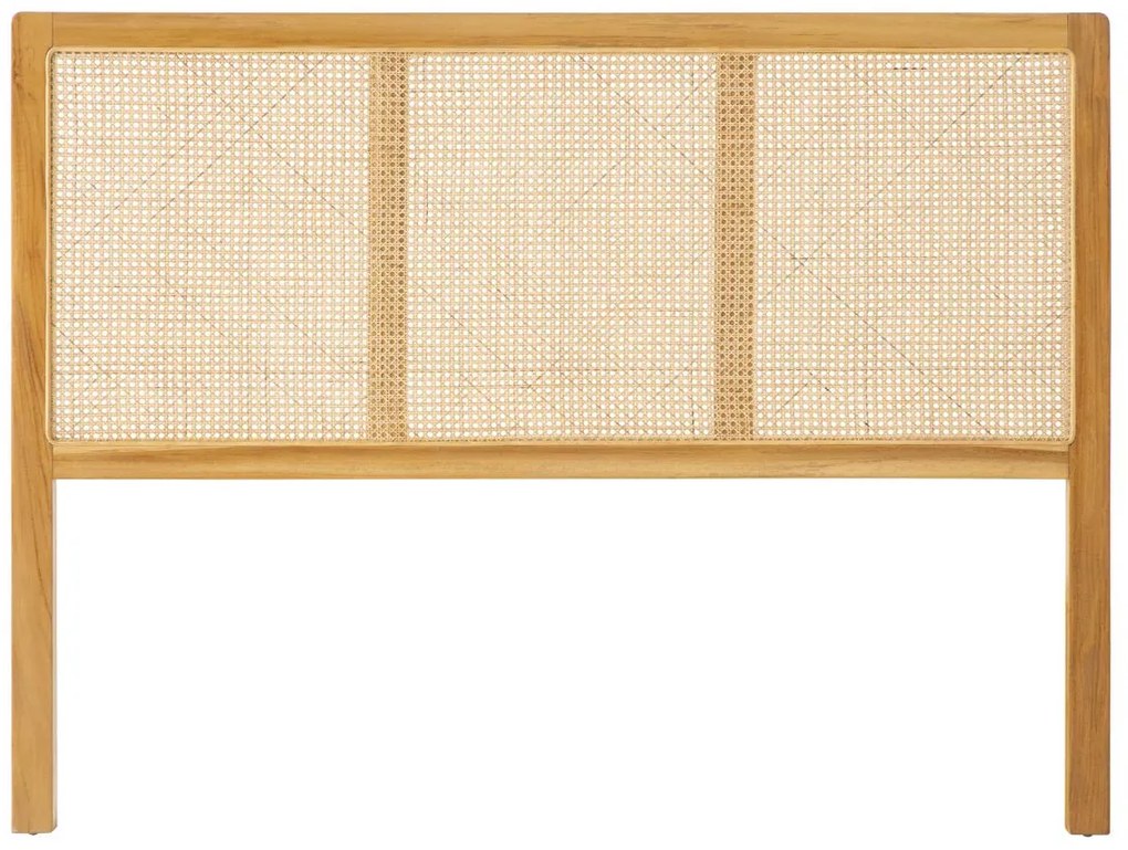 Zagłówek z trzciny 160 cm - Teak i rattan - Naturalny - CELAYA II