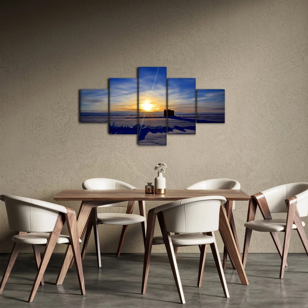 Obraz - krajobraz polarny (125x70 cm)