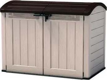 Skrzyń ogrodowa STORE 120 x 146 x 82 cm - beżowy / brązowy