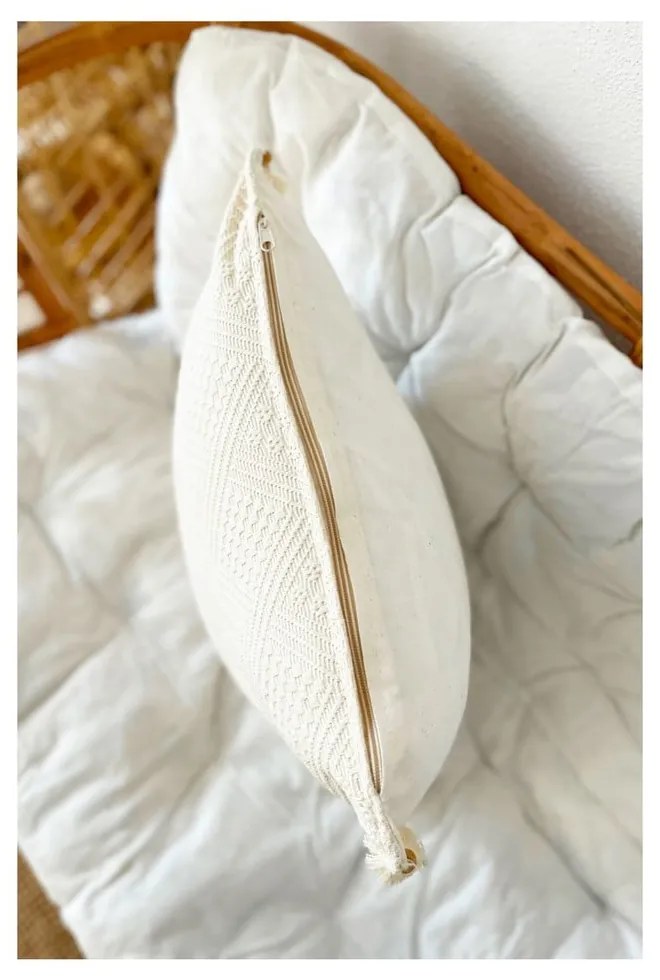 Poszewki na poduszki zestaw 4 szt. z bio bawełny 43x43 cm Natural – Mila Home