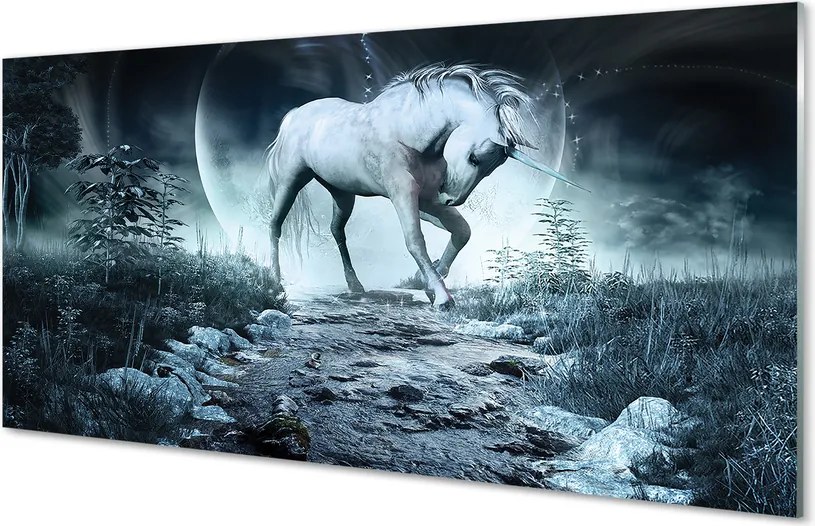 Panel nad Blat Kuchenny Jednorożec w Blasku Księżyca