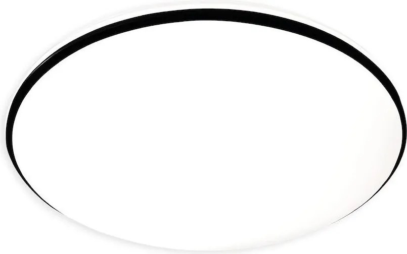 Oprawa sufitowa LED HUGO 21/32/42 W, 230 V, 3000/4000/6500 K, śr. 45 cm, IP54, czarna
