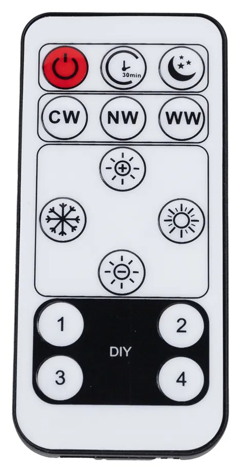 Nowoczesny panel LED biały 58x20 cm z diodami LED przyciemniającymi się na ciepło - Billie Nowoczesny Oswietlenie wewnetrzne