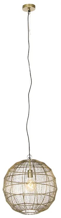 Nowoczesna lampa wisząca mosiądz 42 cm - Bolti Nowoczesny Oswietlenie wewnetrzne