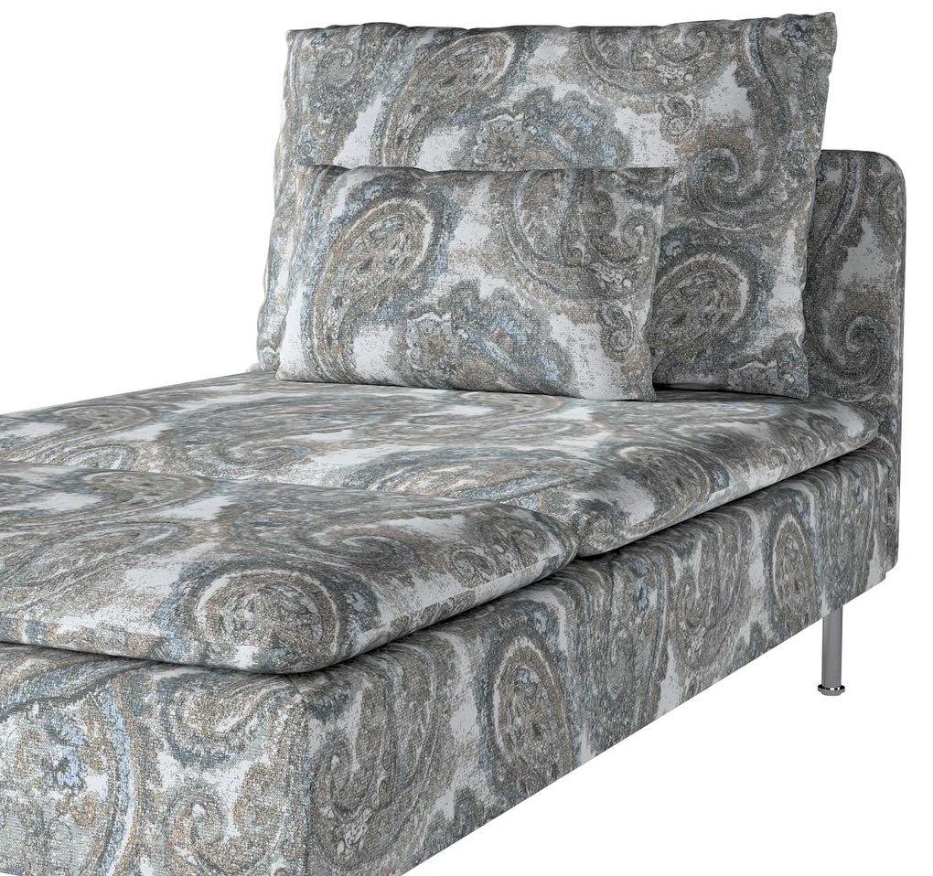 Pokrowiec na fotel Tomelilla wysoki z zakładkami