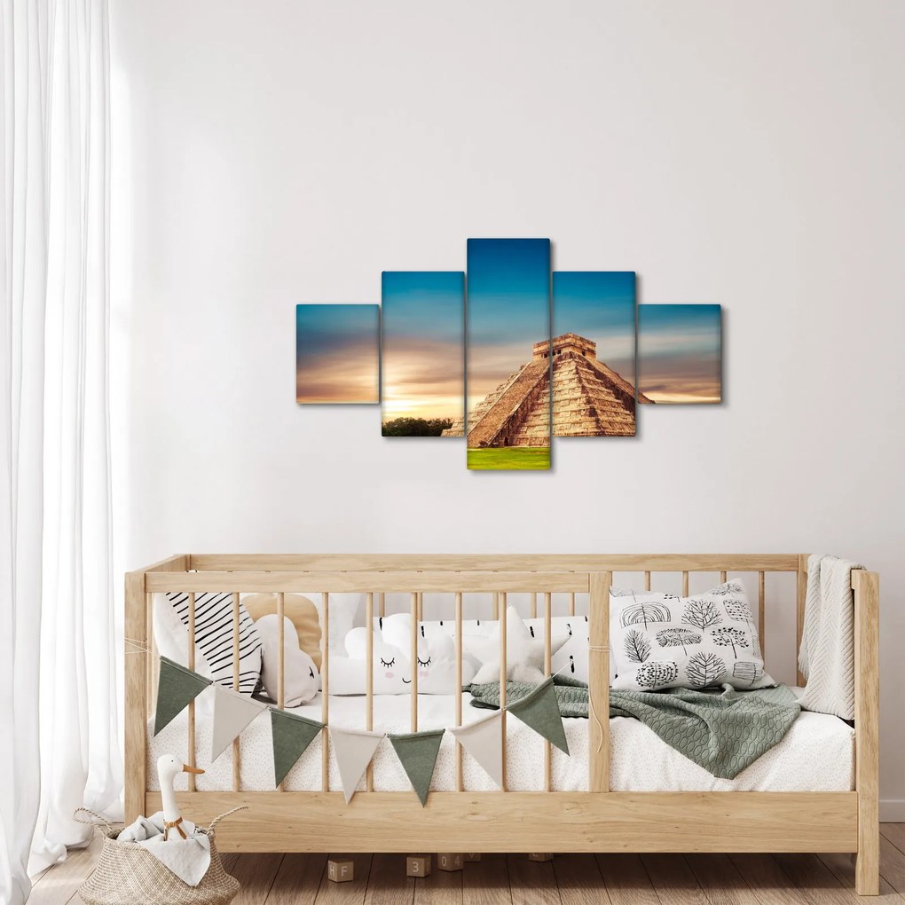 Obraz słynnego pomnika Majów (125x70 cm)