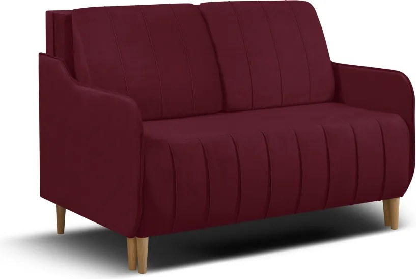 Sofa kanapa 2 os z funkcją spania BEST Czerwony