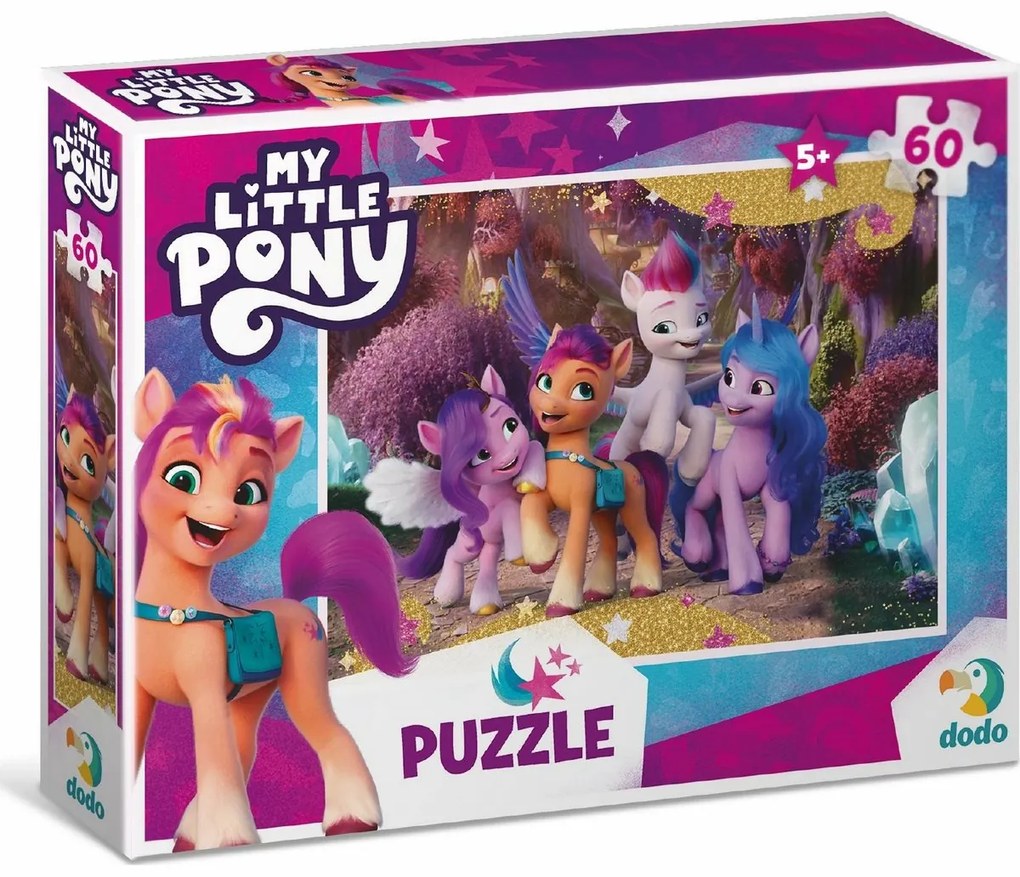 Dodo Puzzle My Little Pony: W magicznym lesie, 60elementów