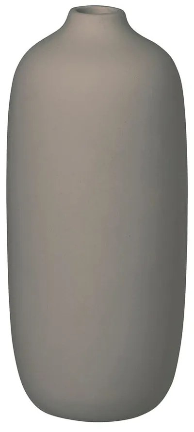 Szary ceramiczny wazon Blomus Ceola, wys. 18 cm