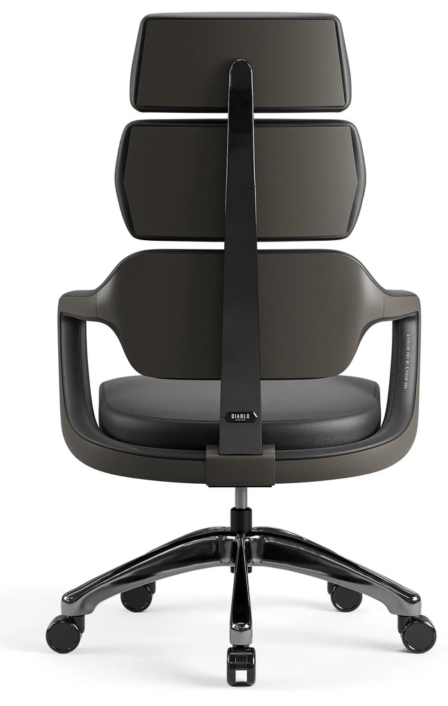 Fotel gabinetowy Diablo V-Modular, Carbon Black