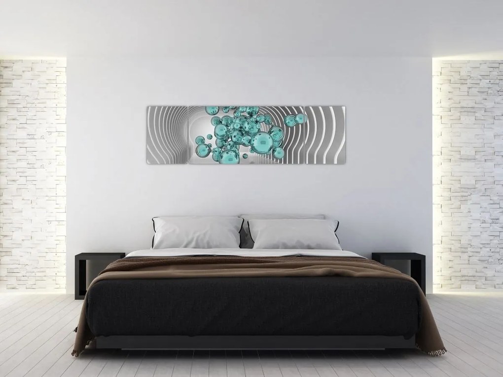 Obraz - Bąbelki (170x50 cm)