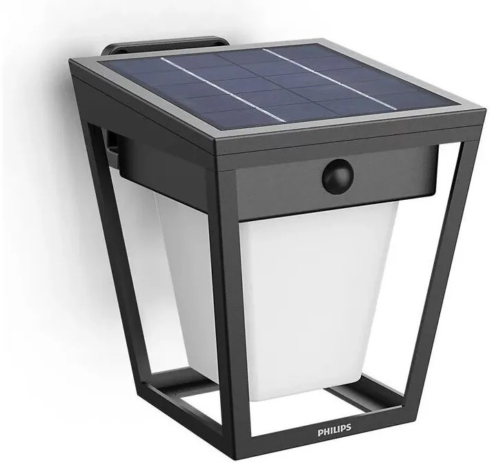 Philips LED solarny kinkiet NISSA LED/1,8W/3,7V 3000K IP44 z cz