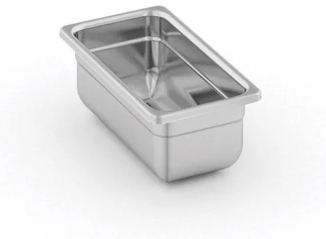 Pojemnik gastronomiczny ze stali nierdzewnej GN 1/3, 325 x 176 x 100 mm