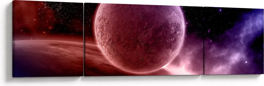 Obraz - Planeta (170x50 cm)