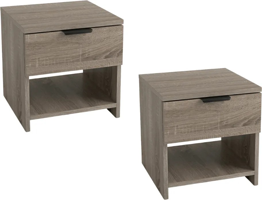 Stoliki nocne HAVANA (2 szt.), dąb truflowy