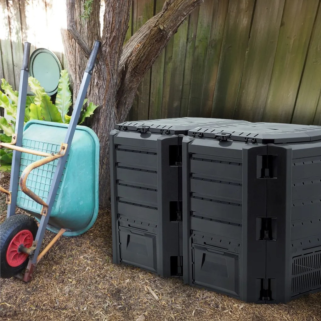 Kompostownik ogrodowy - Compogreen 800 l czarny Prosperplast