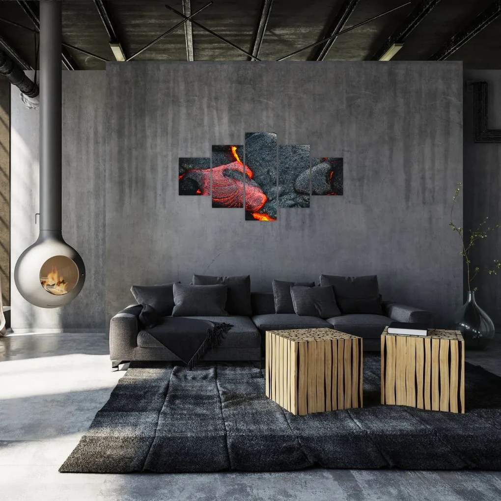 Obraz - Lawa (125x70 cm)