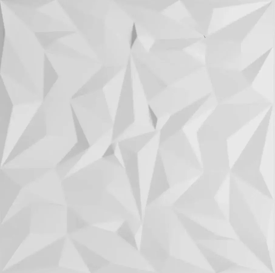 12 sztuk białych nowoczesnych paneli na ścianę H9-P71