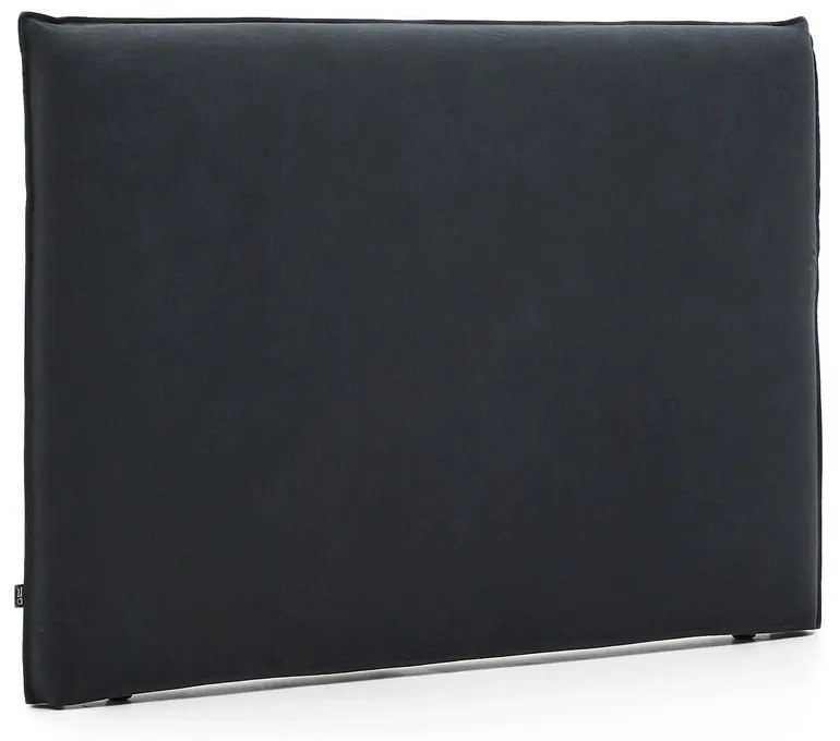 Antracytowy tapicerowany zagłówek 180x118 cm Jaira – Kave Home