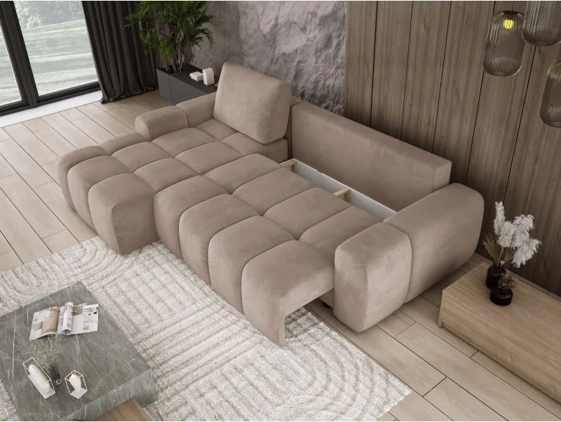 Narożnik MAILO funkcja spania DL z pojemnikiem SALVADOR 03 WERSAL