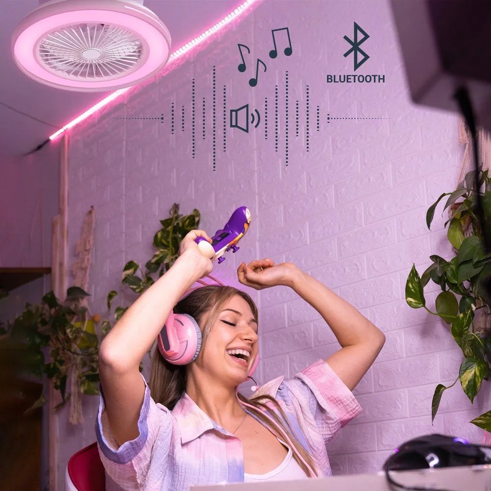 Biała lampa sufitowa LED Robotto – SULION
