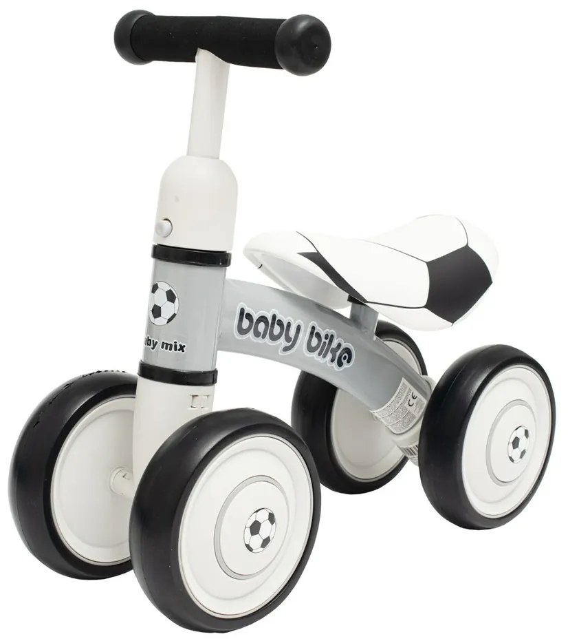 Rower dziecięcy Baby Mix, czarno-biały