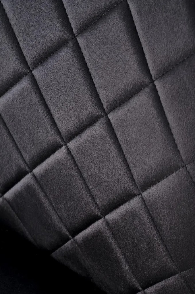 Krzesło tapicerowane K578 VELVET czarne HALMAR