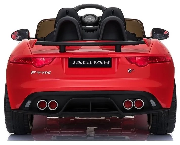 Auto na akumulator jaguar f-type czerwony lakier