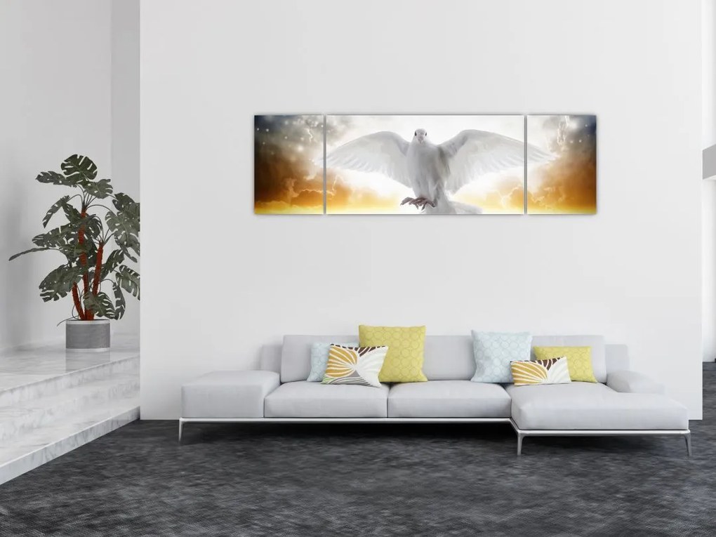Obraz gołębicy (170x50 cm)