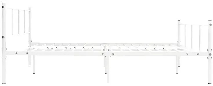 Białe metalowe łóżko 120x200 cm G5-P08