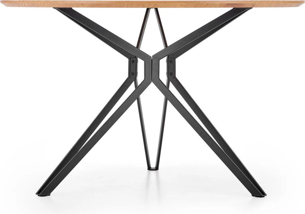 Okrągły stół do jadalni na metalowych nogach Pixel 2 Halmar