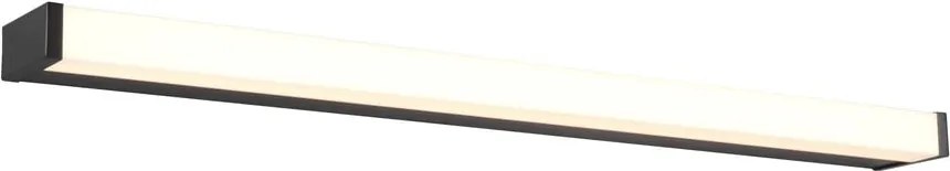 Kinkiet LED w kolorze matowej czerni (dł. 80 cm) Fabio – Trio