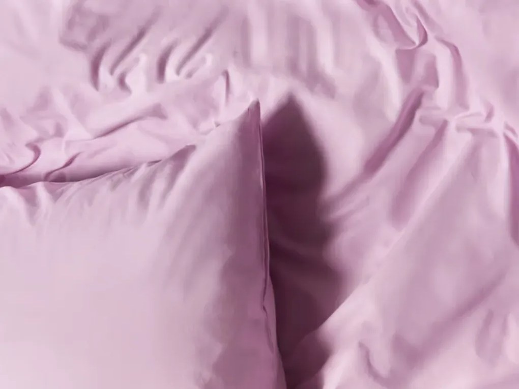 PrzytulneMieszkanie.pl PrzytulneMieszkanie.pl Bawełniana pościel CALMORA jasnofioletowa Rozmiar pościeli: 2 szt 70 x 90 cm | 200 x 220 cm