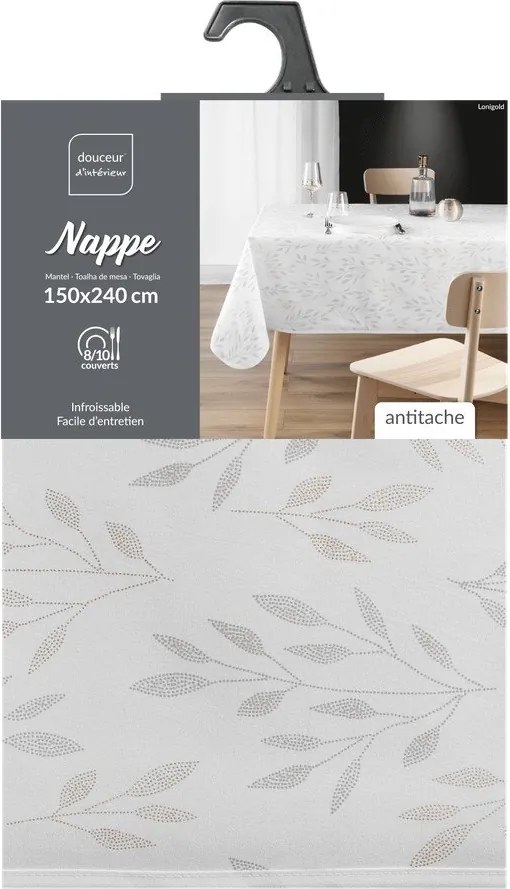 Obrus odpowiedni do prania 150x240 cm Lonigold – douceur d'intérieur