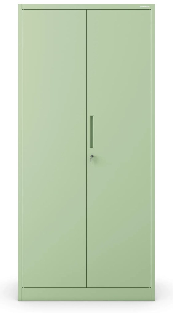 Szafa na dokumenty biurowa metalowa pastelowy zielony : Fresh Style JAN H 900 x 1950 x 400 mm