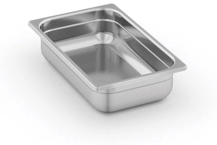Pojemnik gastronomiczny ze stali nierdzewnej GN 1/1, 530 x 325 x 100 mm