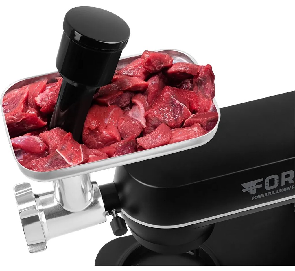 ECG Forza 6600 robot kuchenny Metallo Nero