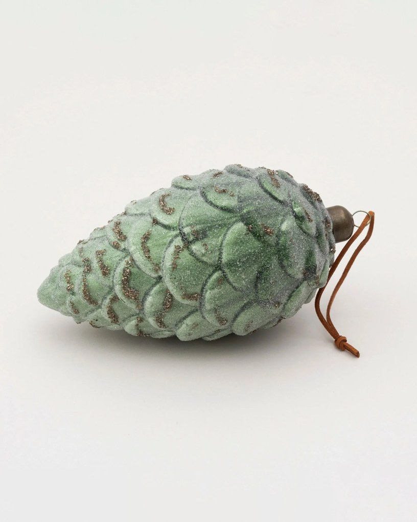 Bombka Frosted Pinecone 18 cm