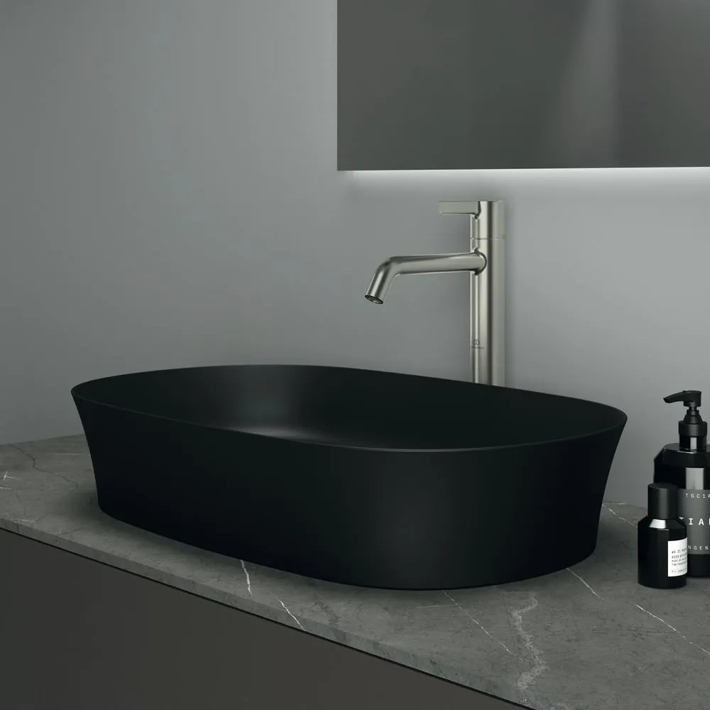 Ceramiczna umywalka w kolorze matowej czerni 60x38 cm Ipalyss – Ideal Standard