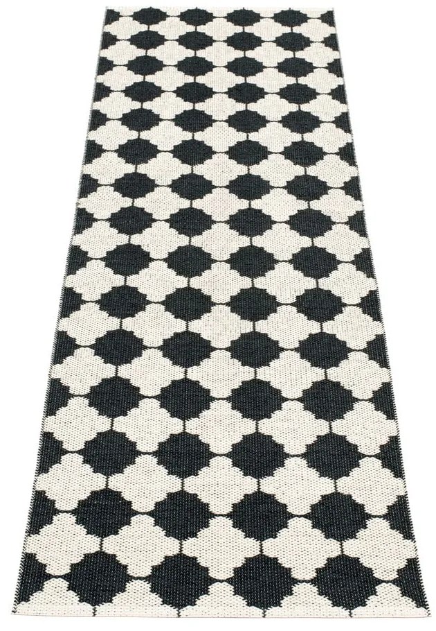 Czarno-biały chodnik odpowiedni na zewnątrz 70x225 cm Marre Black Coral – Pappelina