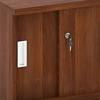 Nadstawka z przesuwnymi drzwiami MIRELLI, 800 x 400 x 400 mm, orzech